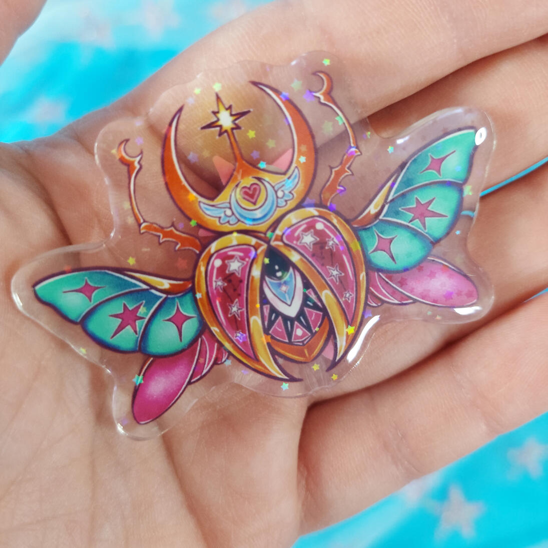 ✶ MAGICAL INSECTS: MAGICAL BEETLE BROOCH ✶