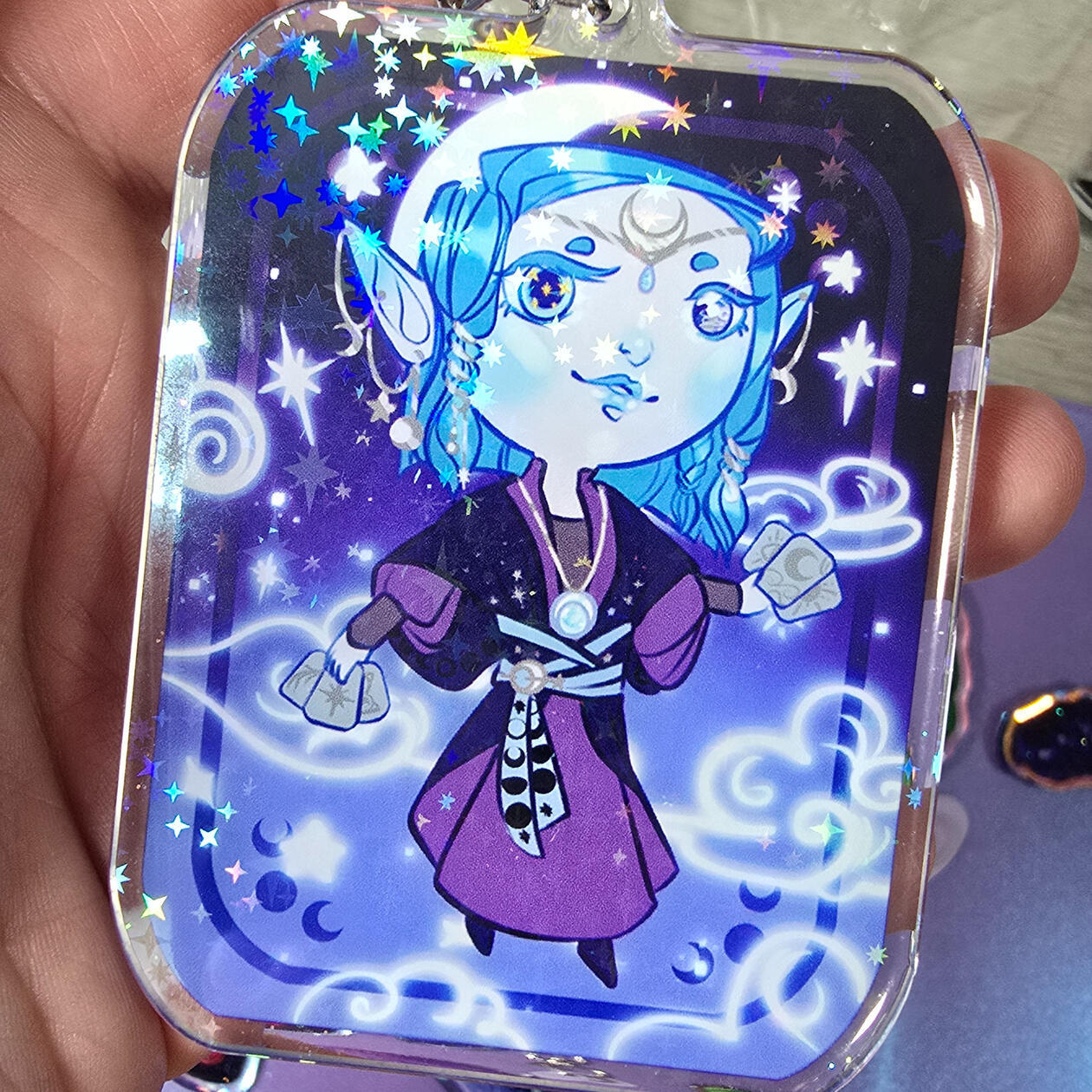 Tdi'or Chibi Tarot Charm Back
