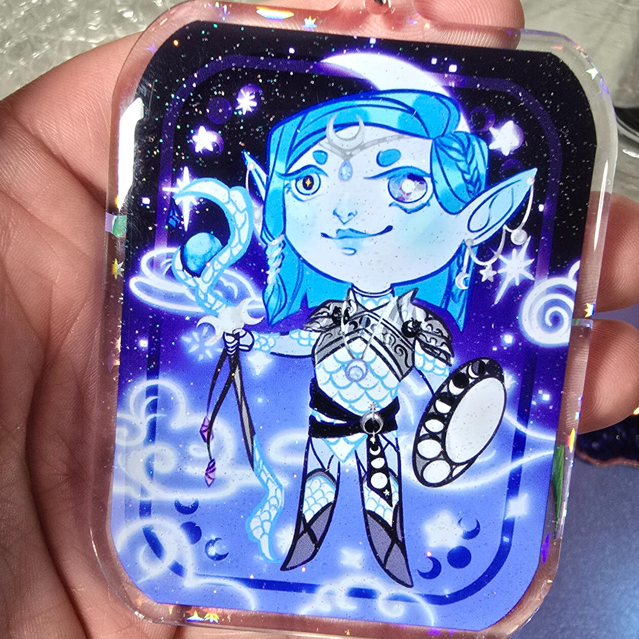 Tdi'or Chibi Tarot Charm Front